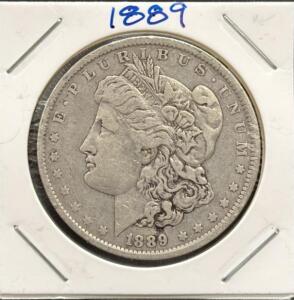 1889 Morgan Silver Dollar, 90% Silver, George T. Morgan Design
