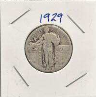 (2) Standing Liberty Quarters Dated 1929, Unknown, Silver Composition, U.S. Mint - 4