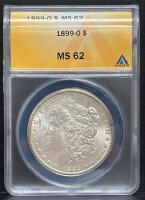1899-O Morgan Dollar, MS 62, ANACS Certified, 6161155