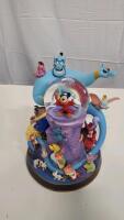 Disney Multicharacter Figurine Display with Snow Globe, Featuring Mickey Mouse & Genie - 2