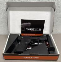 Taurus TX22 Compact .22 LR Pistol, 3.6" Barrel, Black Finish, 13+1 Capacity - 6