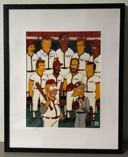 Jose Canseco Autographed Simpsons 11" x 14" Print, Beckett Authenticated
