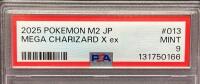 2025 PSA 9 Mint Mega Charizard X ex, Card #013/080, M2 JP Set - 4