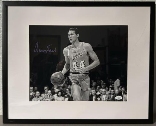 Jerry West Autographed Photo, Los Angeles Lakers, JSA Authenticated
