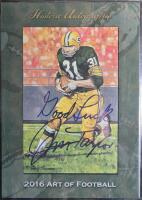 2016 Art of Football PSA|DNA Certified Mint-9 Jim Taylor Autographed Card - 2
