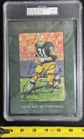 2016 Art of Football PSA|DNA Certified Mint-9 Jim Taylor Autographed Card - 7