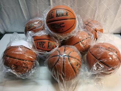 (9) The Rock MG-4000-PC-NF Indoor Basketballs