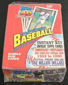 *FACTORY SEALED* Topps 40 Years of Baseball Card Pack Box