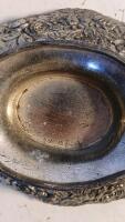 (2) Brass Decorative Plates (1) Silver-Plated Cup/Vase & More - 10
