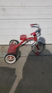 Radio Flyer Classic Red Tricycle, Steel Frame, 10-inch Wheels