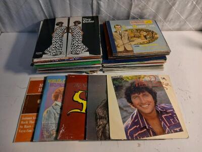 (50) Assorted Vinyl Records Including Mac Daris, Dionne And More