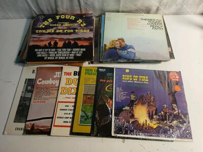 (35) Vintage Vinyl Records Including The Wranglers, Glenn Miller And More
