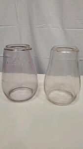 BUHL Cold Blast Lantern Globe, Glass, Clear, Embossed Lettering