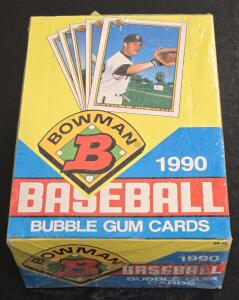 *FACTORY SEALED* Bowman 1990 Baseball Card Pack Box