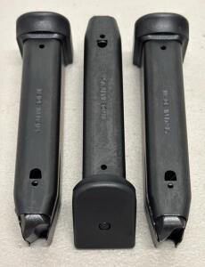 (3) Mec-Gar XD 9 Magazines, 18 Rounds, 9mm, Made in Italy