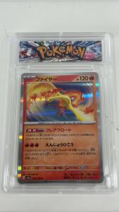 Moltres Reverse Holo Pok&eacute;mon Card From The 151 Series, Specifically Card Number 146/165
