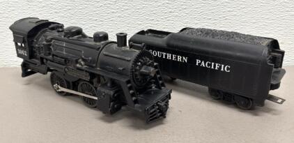 Lionel 1062 Model Train Locomotive & Tender, Southern Pacific, O Scale