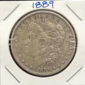1889 Morgan Silver Dollar, United States, One Dollar Coin