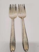 Alvin Southern Charm Sterling Silver Serving Forks, 1941, 8"