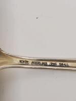 Alvin Southern Charm Sterling Silver Serving Forks, 1941, 8" - 3