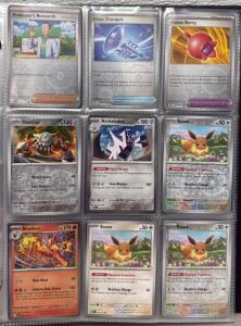 Huge Binder Of 160+ Pok&eacute;mon Cards W/ Tons Of Holos And Rares