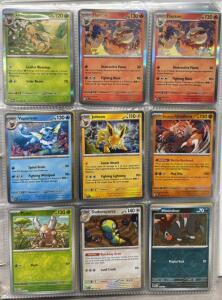 Huge Binder Of 160+ Pok&eacute;mon Cards W/ Tons Of Holos And Rares