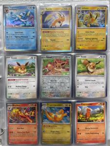 Huge Binder Of 160+ Pok&eacute;mon Cards W/ Tons Of Holos And Rares