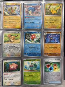 Huge Binder Of 160+ Pok&eacute;mon Cards W/ Tons Of Holos And Rares