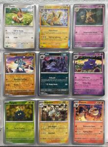 Huge Binder Of 160+ Pok&eacute;mon Cards W/ Tons Of Holos And Rares