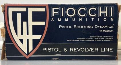 Fiocchi .44 Magnum Ammunition, 50 Rounds, Pistol & Revolver Line