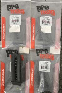 (4) .22LR Glock 44 Pro Mags, 18rd- New