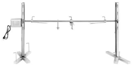Stainless Steel Rotisserie Tripod Grill Kit, 52&rdquo;, Rated 90Lbs