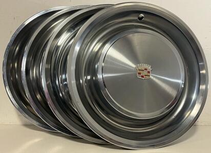 Set of 1973 Cadillac Wheel Covers/Hubcaps (Standard 15&rdquo; OEM)
