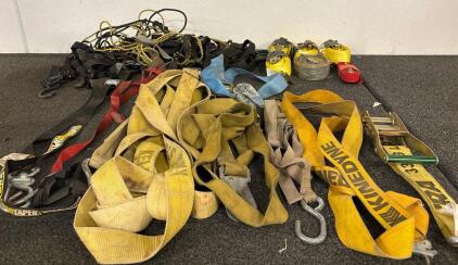 Lot Of Tow Straps Various Brands And Lengths