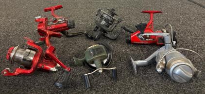(6) Fishing Reels Including Shakespeare Sportfisher And Cardinal