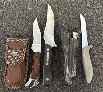 Various Knives Including Rough Rider And Old Timer