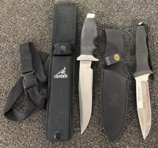 Gerber And Hen And Rooster Knife Set