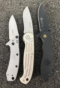 Various Pocket Knives Including Magnum