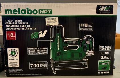 Metabo HPT 18V Multivolt Stapler Kit