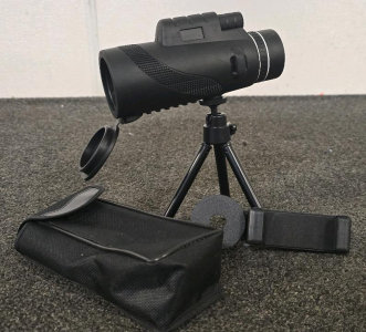 Monocular/Spotting Scope With Small Tri-pod And Phone Attachment- No Brand Mark