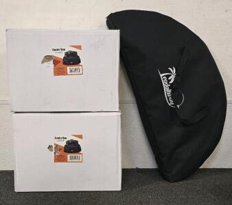 (2) Cooler Bags by Mojecto; Folding Camp Table