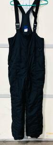Men's Large Sport Essentials Snow Bibs (Black)