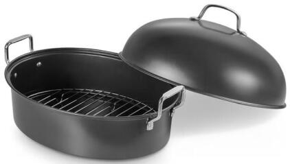 Kitessensu XL Nonstick Turkey Roaster Pan W/ Lid