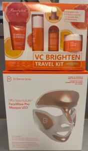 DRx SpectralLite Faceware Pro Masque LED & VC Brighten Travel Kit