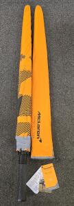 Weatherman Golf 68" Umbrella- McLaran Formula 1 Team Orange And Black Edition
