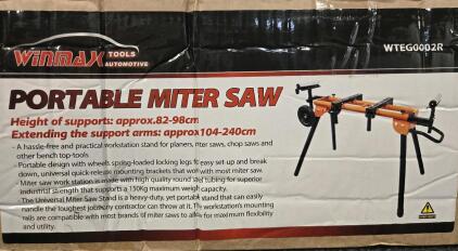WINMAX TOOLS AUTOMOTIVE Portable Miter Saw Stand