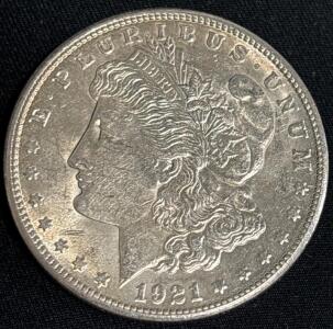 1921-S Morgan Silver Dollar Coin
