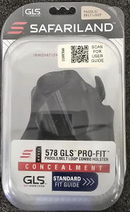 Safariland GLS Pro-Fit Standard Platform Concealment Holster Left Hand- New In Package