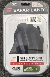 Safariland 578 GLS Pro-Fit Long Platform Concealment Holster Left Hand- New In Package