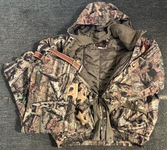 Game Winner 4XL Camo Full Zip Hunting Coat & Game Winner 3XL Camo Hunting Pants